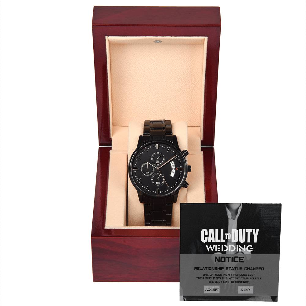 Wedding Gift For Best Man From Groom - Call To Duty