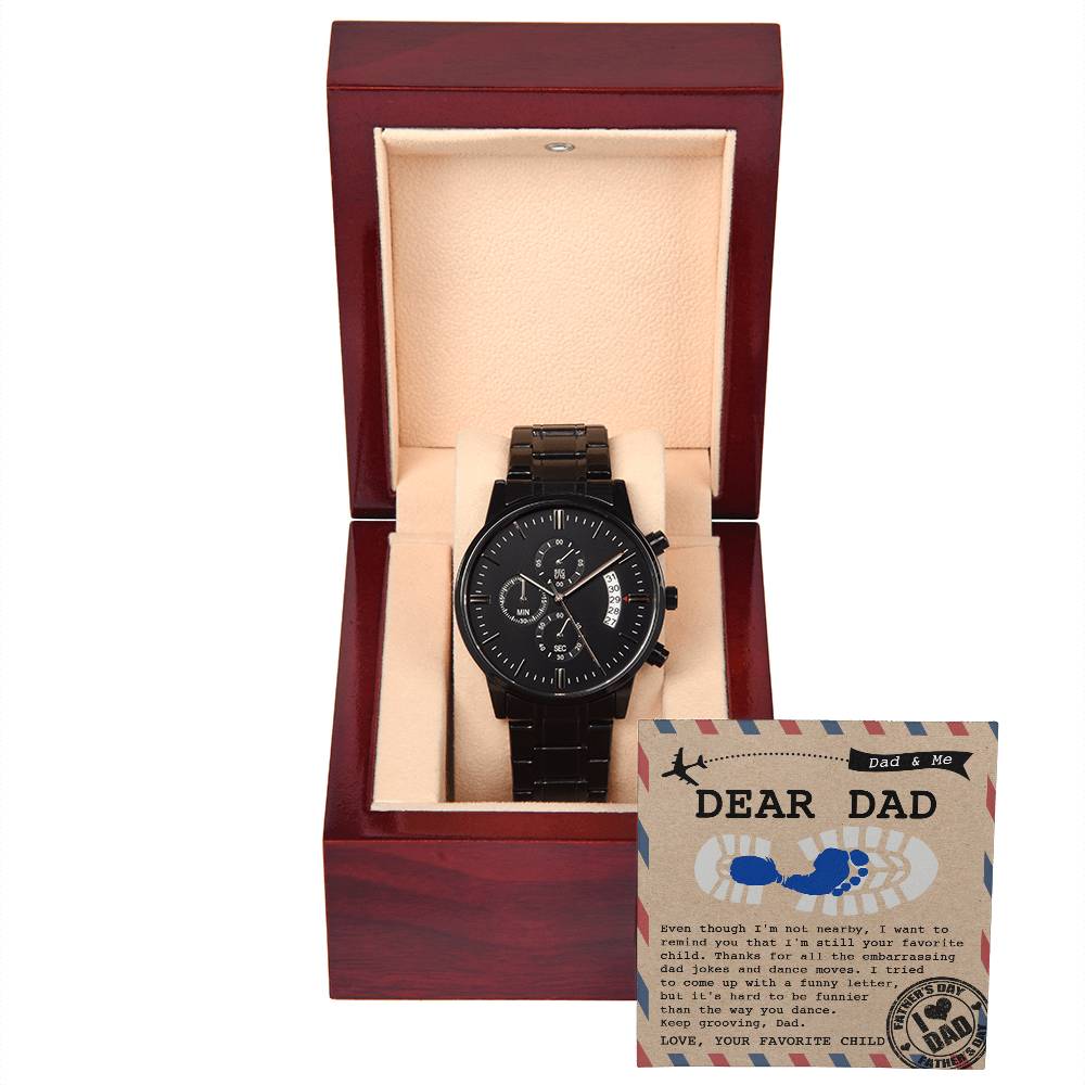 Metal Watch Gift For Dad - Your Favorite Child