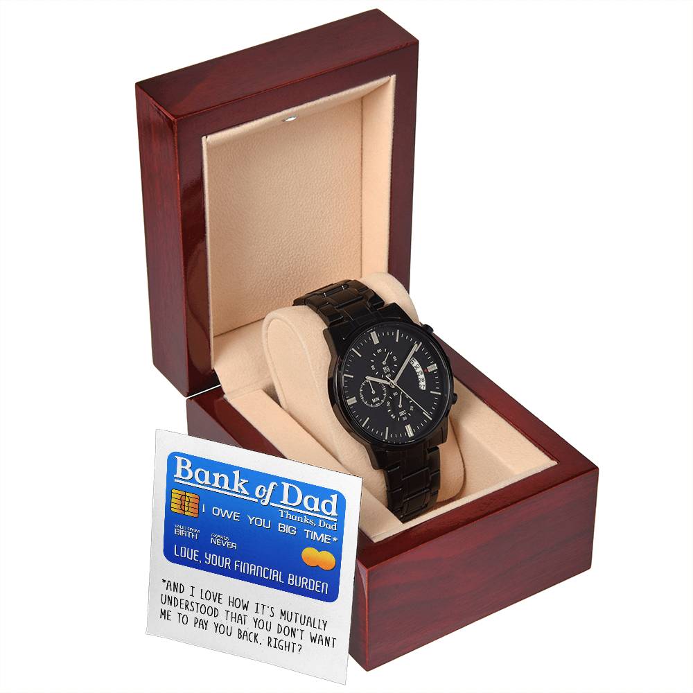 Metal Watch Gift For Dad - Bank of Dad