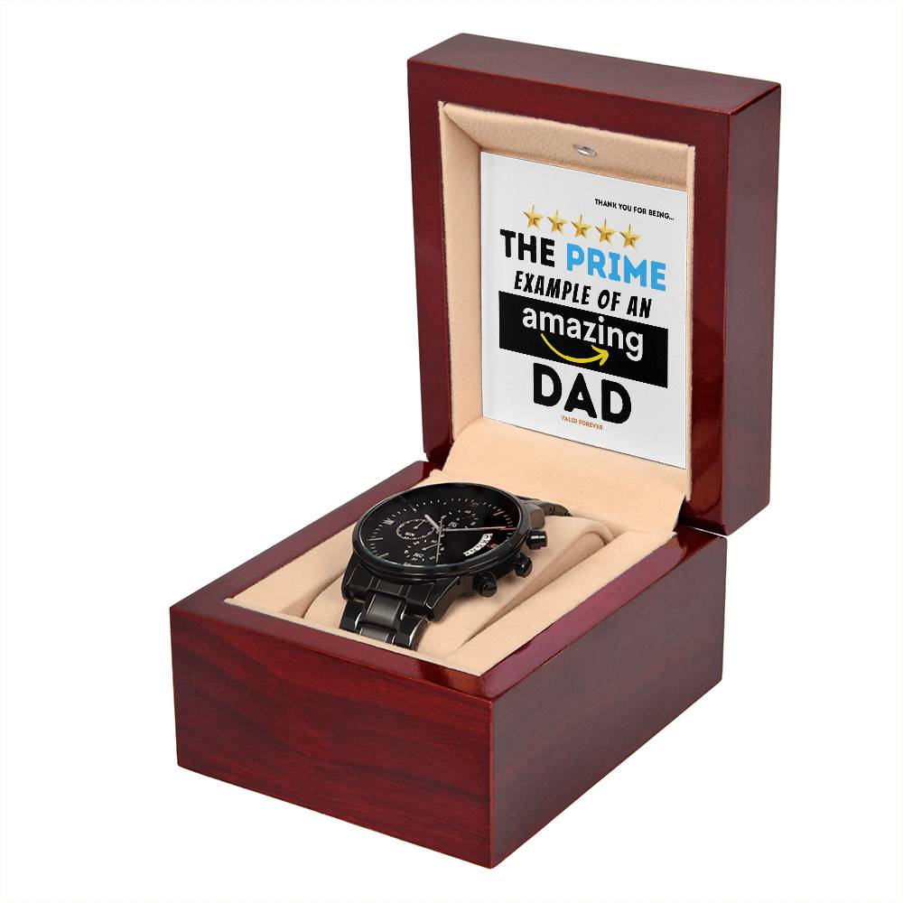 Metal Watch Gift For Amazing Dad - The Prime Example