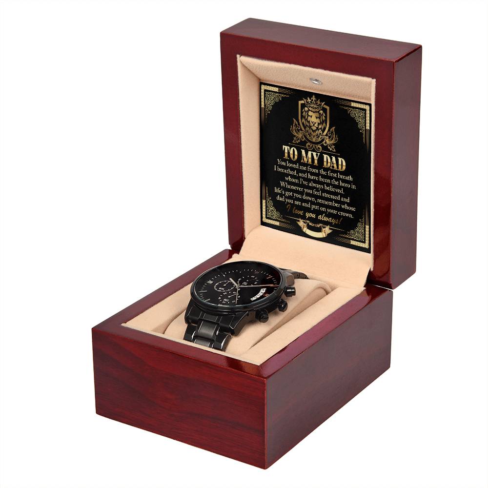 Metal Watch Gift For Dad - On Your Crown