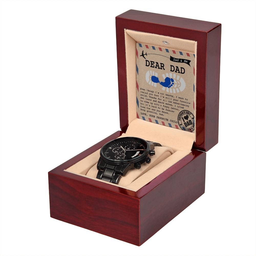 Metal Watch Gift For Dad - Your Favorite Child