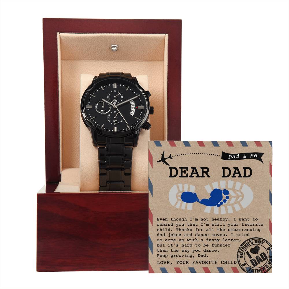 Metal Watch Gift For Dad - Your Favorite Child