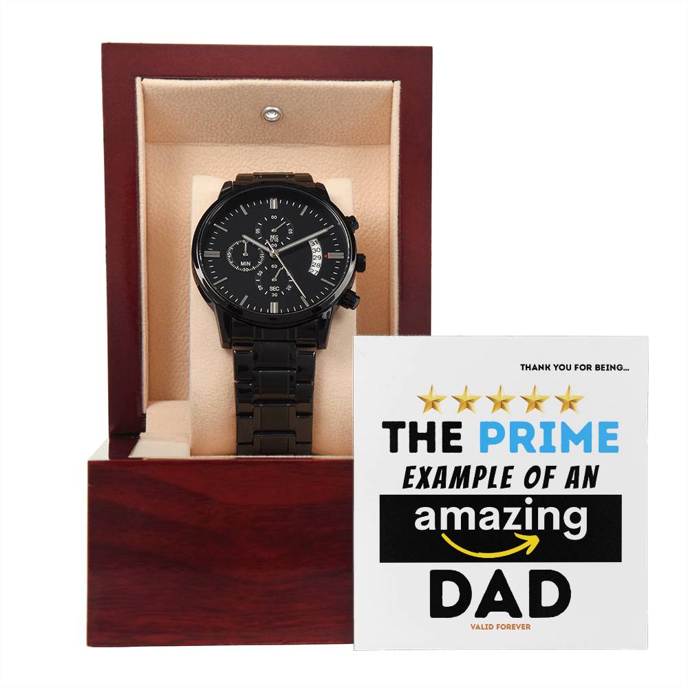 Metal Watch Gift For Amazing Dad - The Prime Example