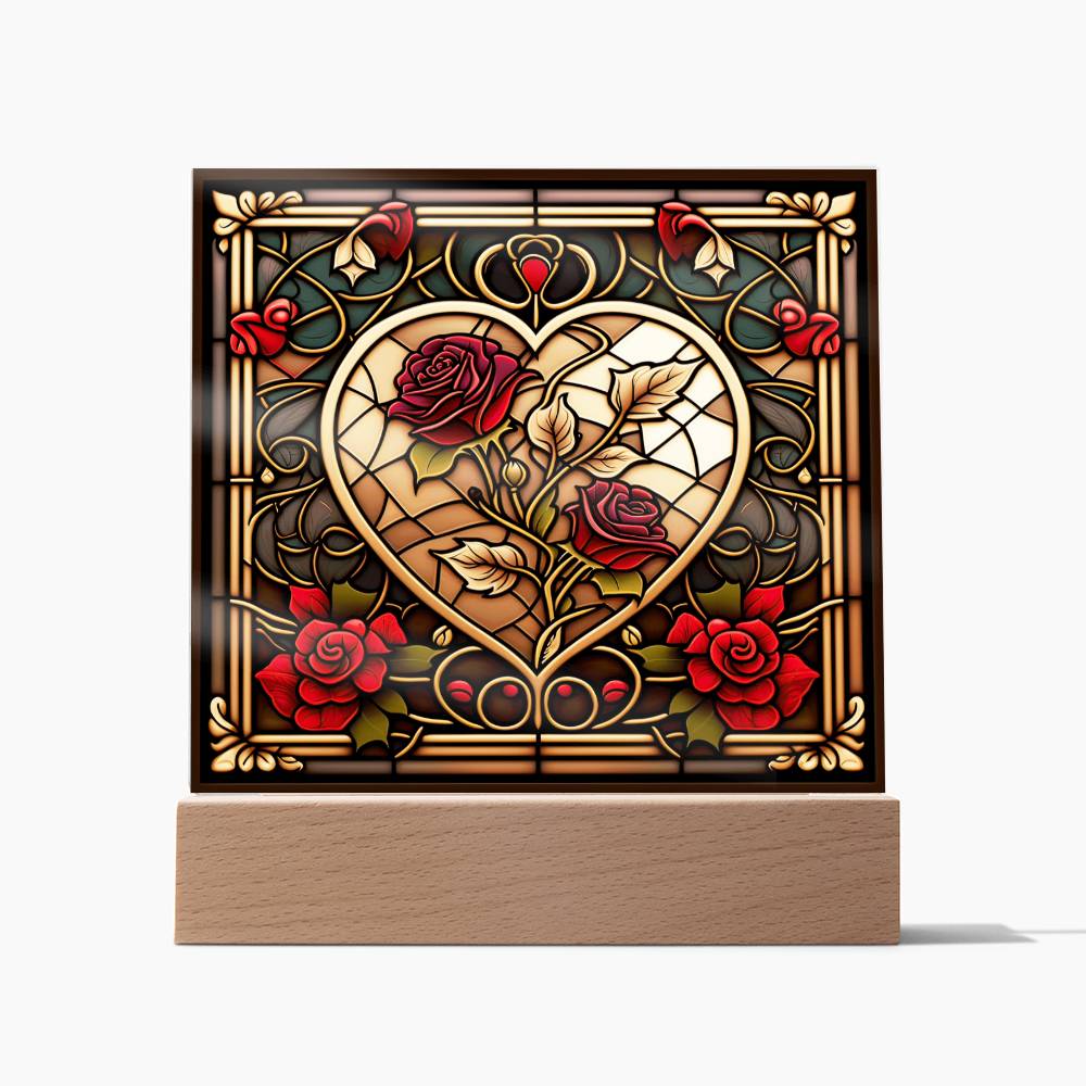 Holiday Acrylic Plaque Gift - Soulmate Heart