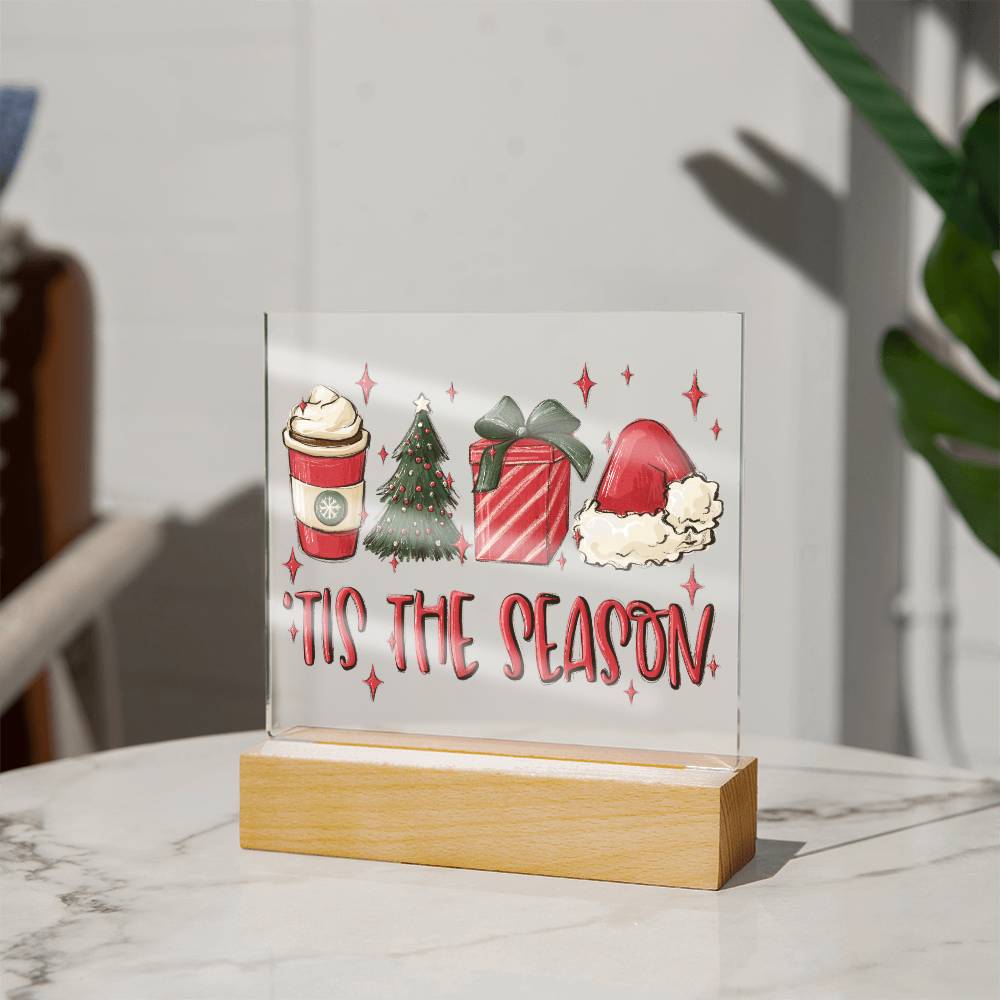 Holiday Acrylic Gift - Tis The Season Christmas