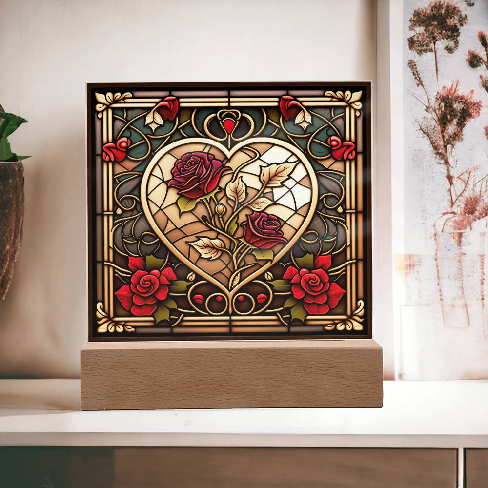 Holiday Acrylic Plaque Gift - Soulmate Heart