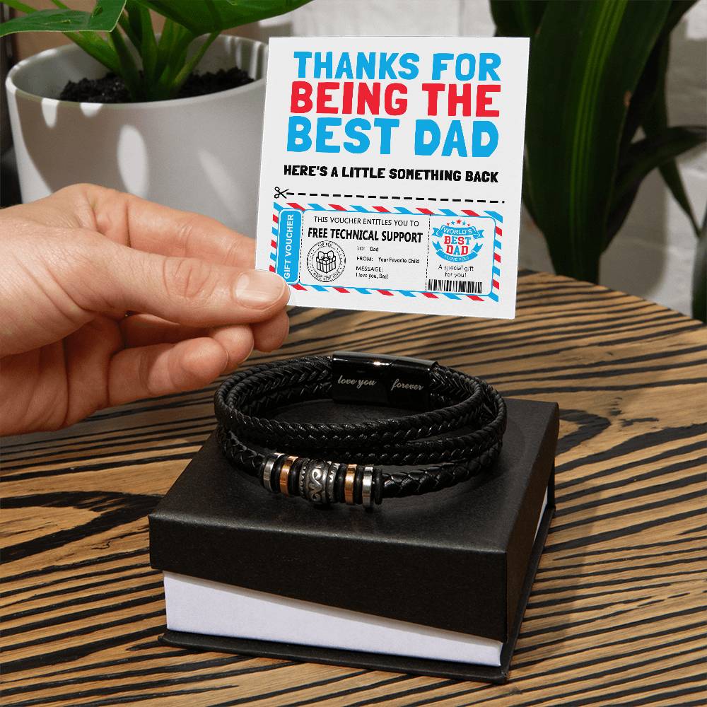 Bracelet Gift For Dad - Gift Voucher