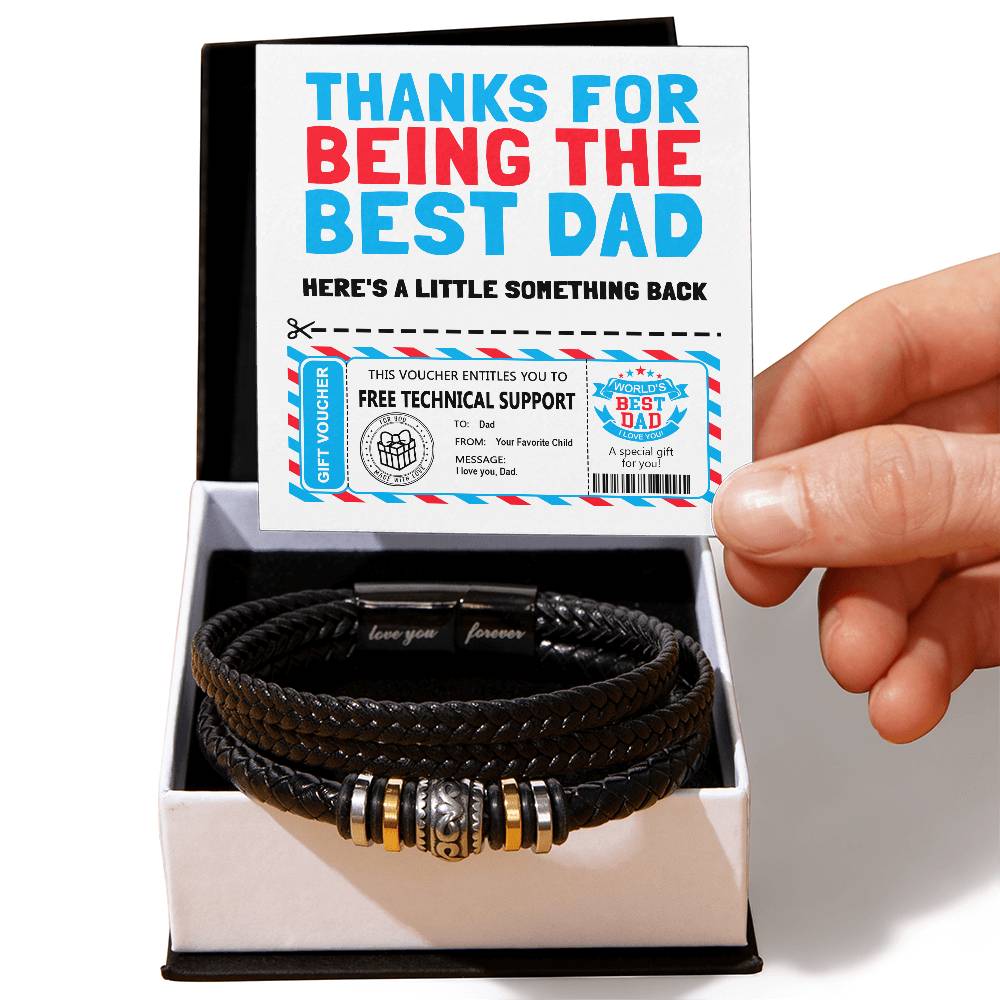 Bracelet Gift For Dad - Gift Voucher