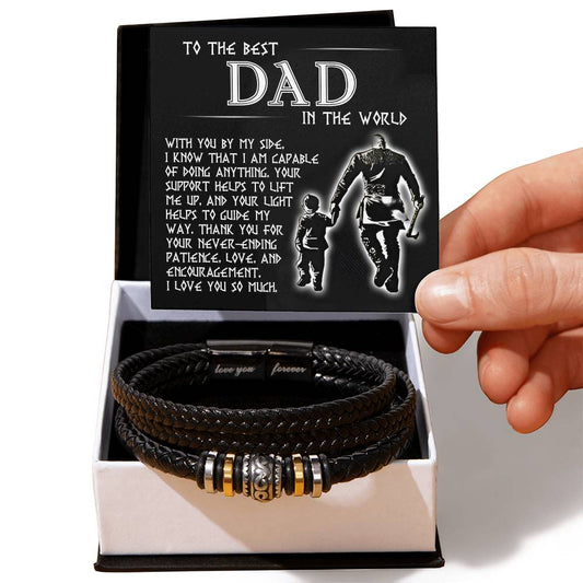 Bracelet Gift For Dad - By My Side