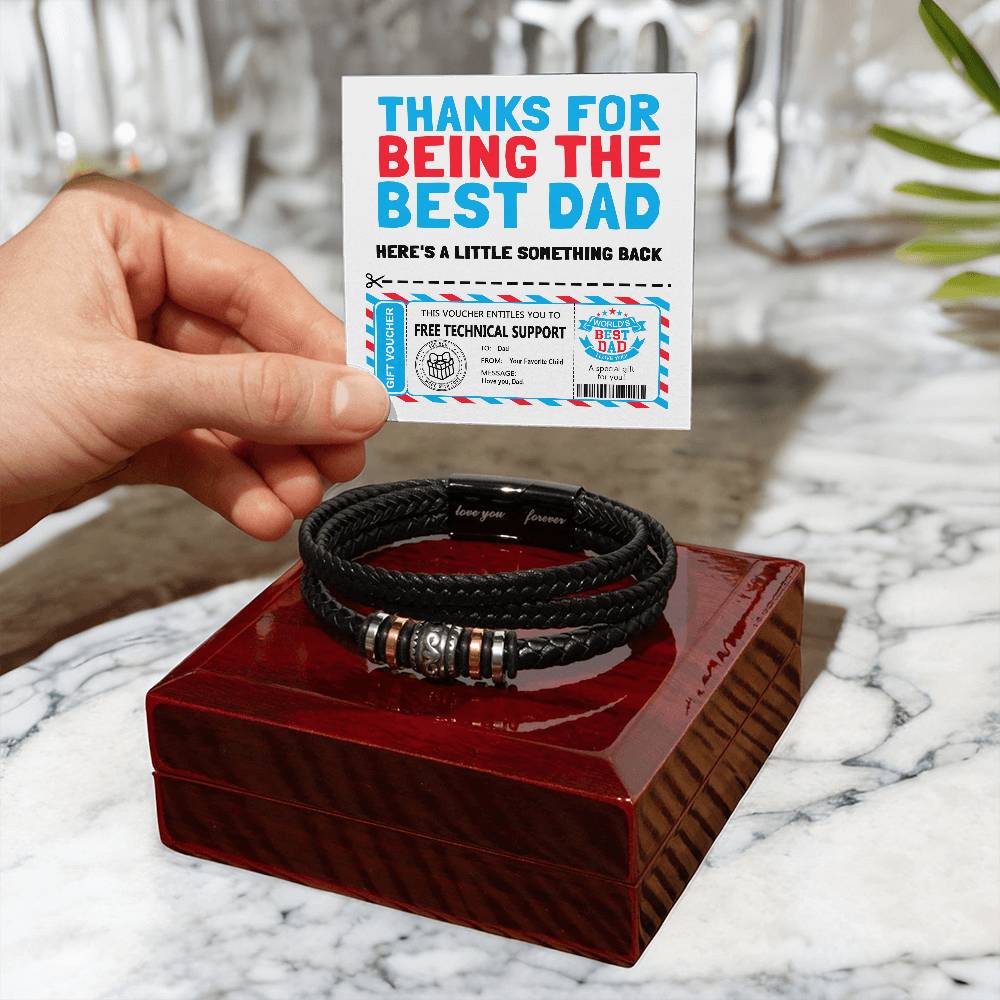 Bracelet Gift For Dad - Gift Voucher