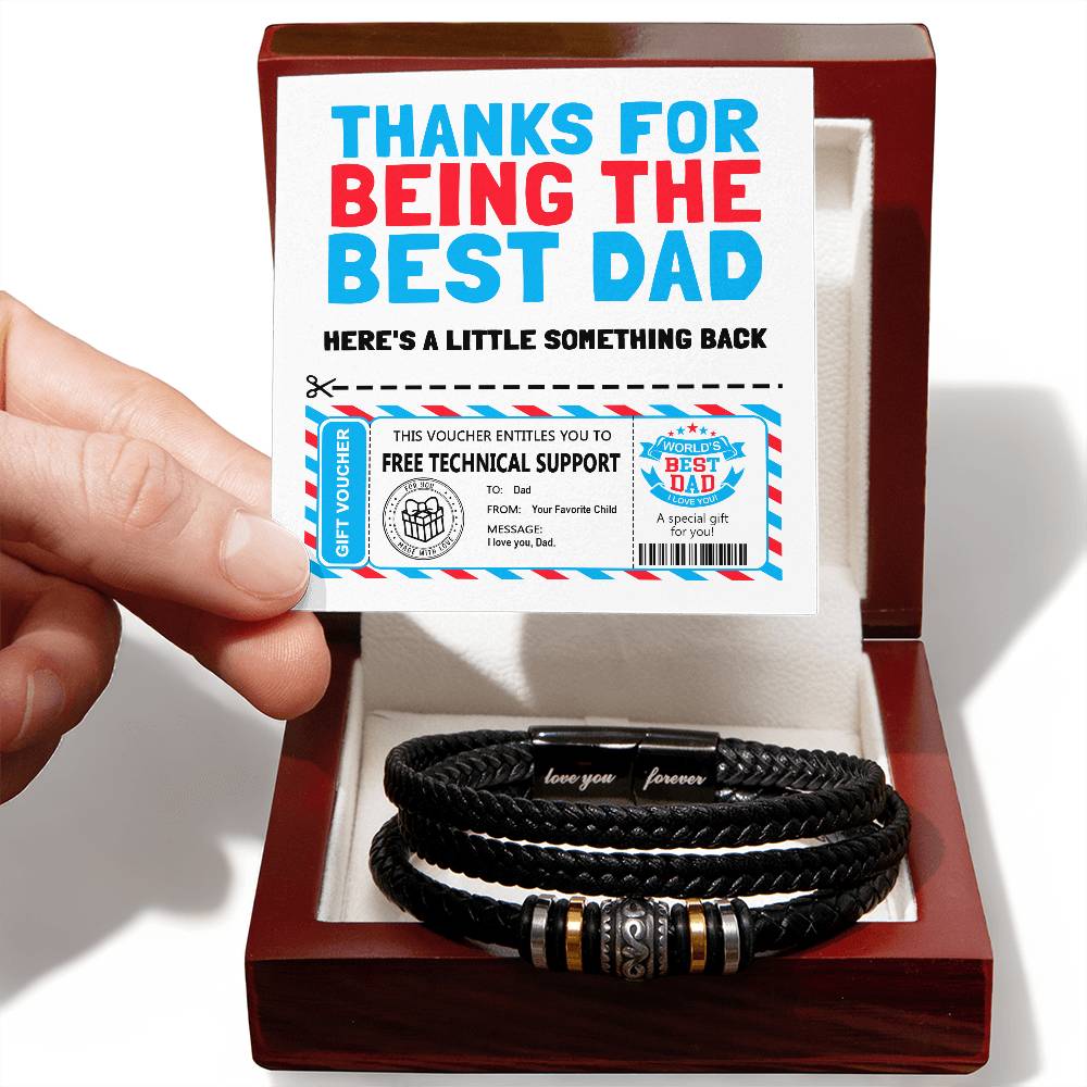 Bracelet Gift For Dad - Gift Voucher