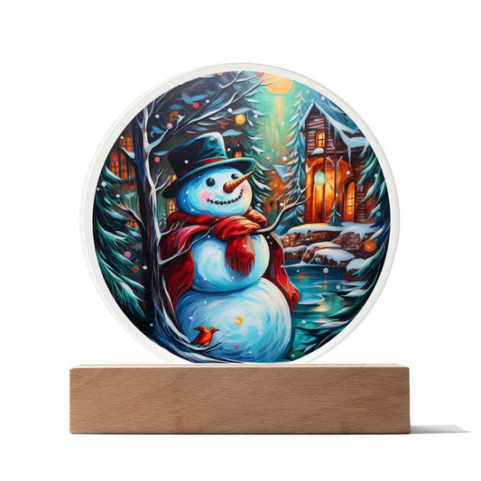 Christmas Acrylic Gift - Snowman Is Feeling