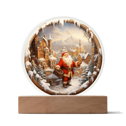 Christmas Acrylic Gift - Santa Claus Comes To Town