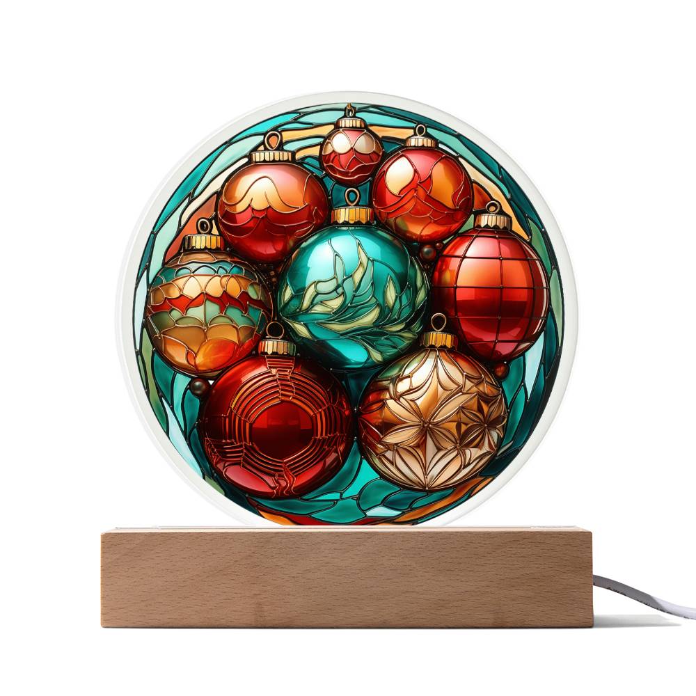 Christmas Acrylic Gift - Christmas Balls