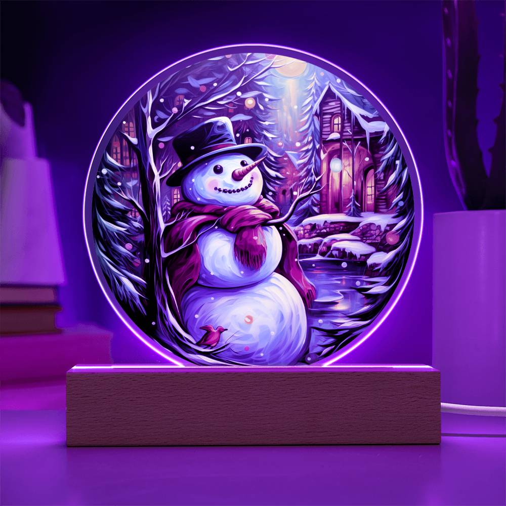 Christmas Acrylic Gift - Snowman Is Feeling