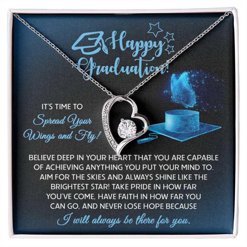 Necklace Graduation Gift - Spread Your Wings