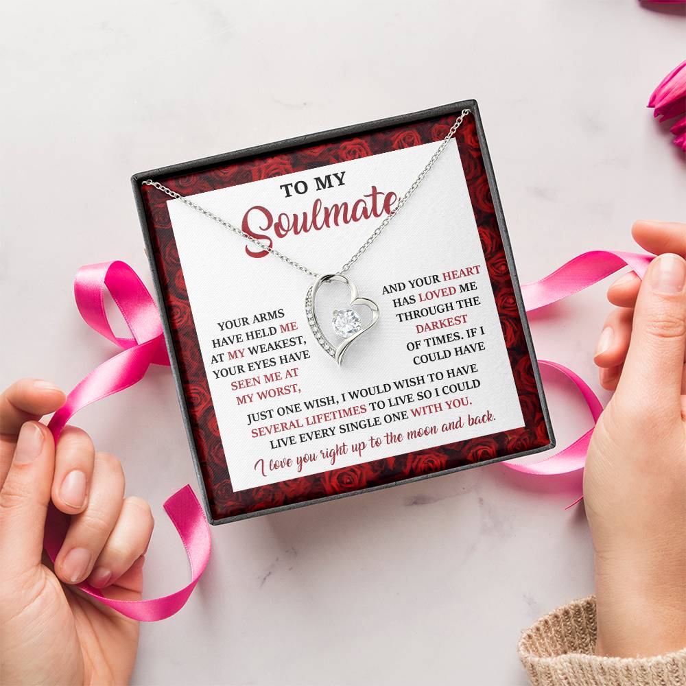 Valentine's Day Necklace Gift - Soulmate One Wish