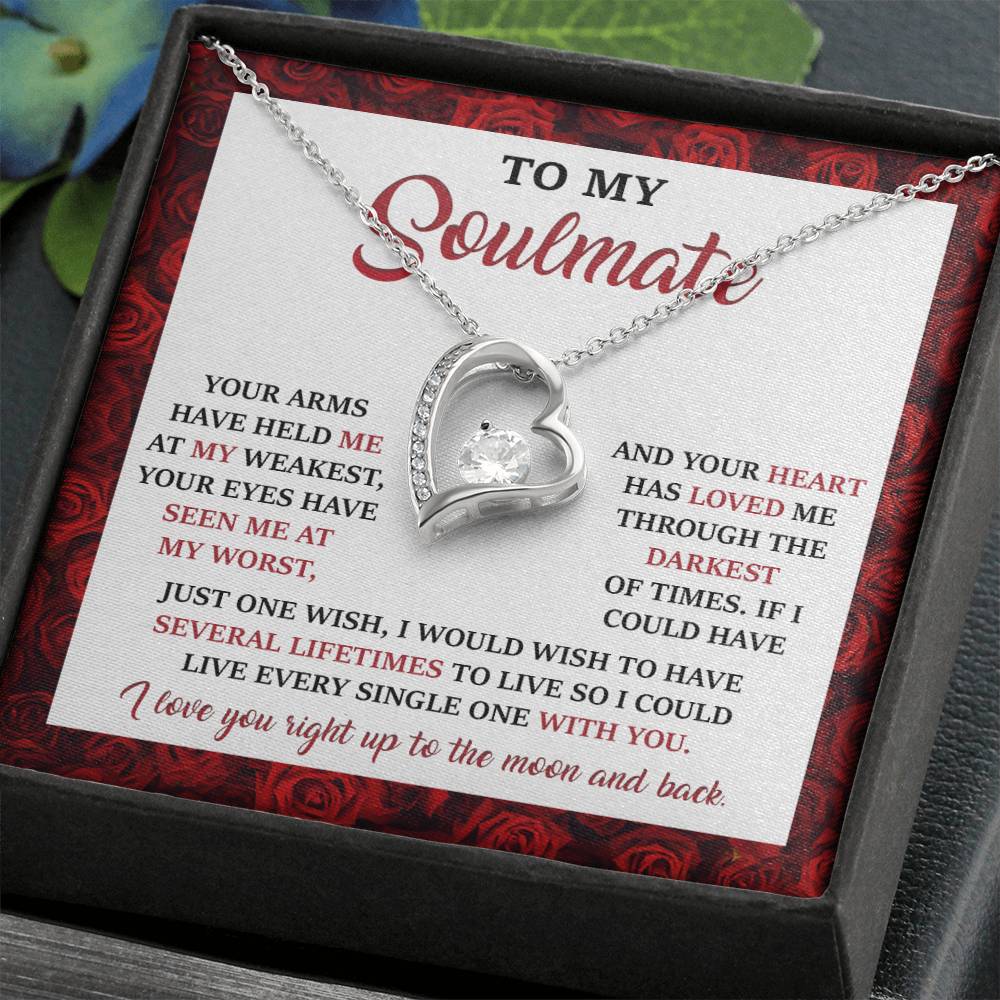 Valentine's Day Necklace Gift - Soulmate One Wish