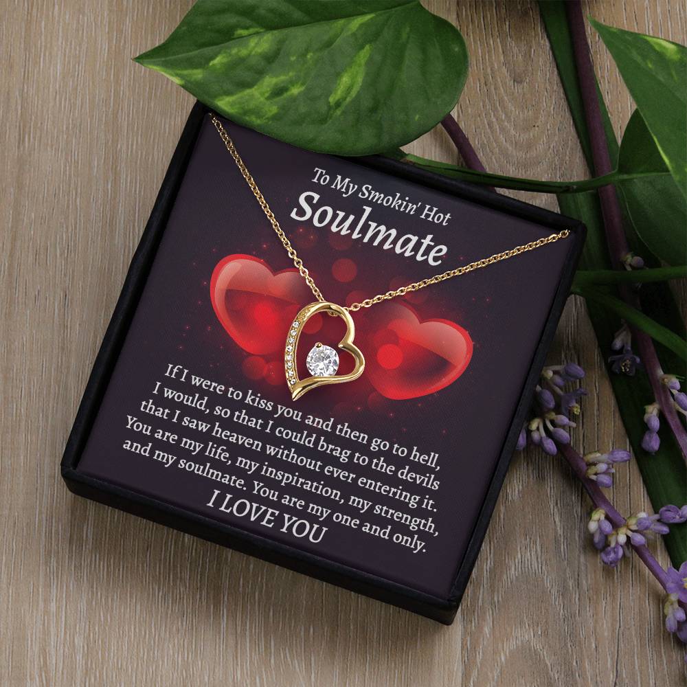 Valentine's Day Necklace Gift - Soulmate I Saw Heaven