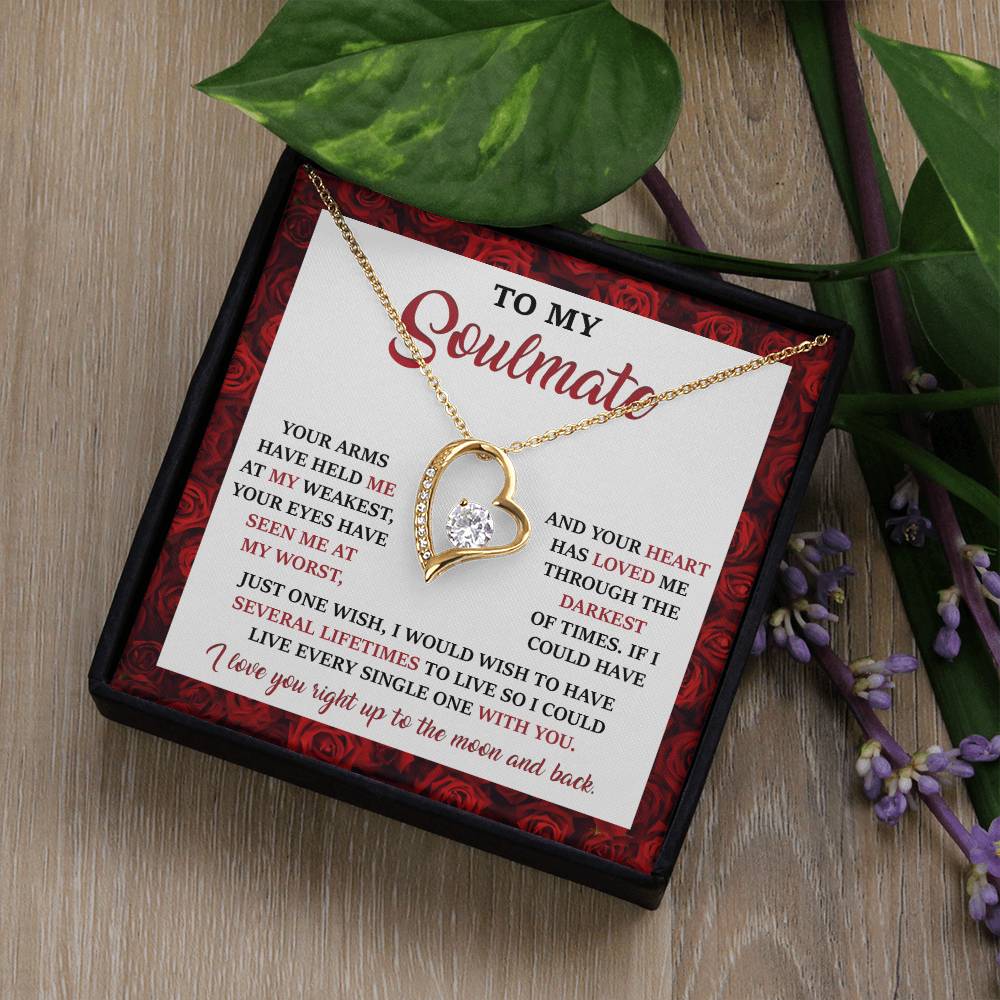 Valentine's Day Necklace Gift - Soulmate One Wish