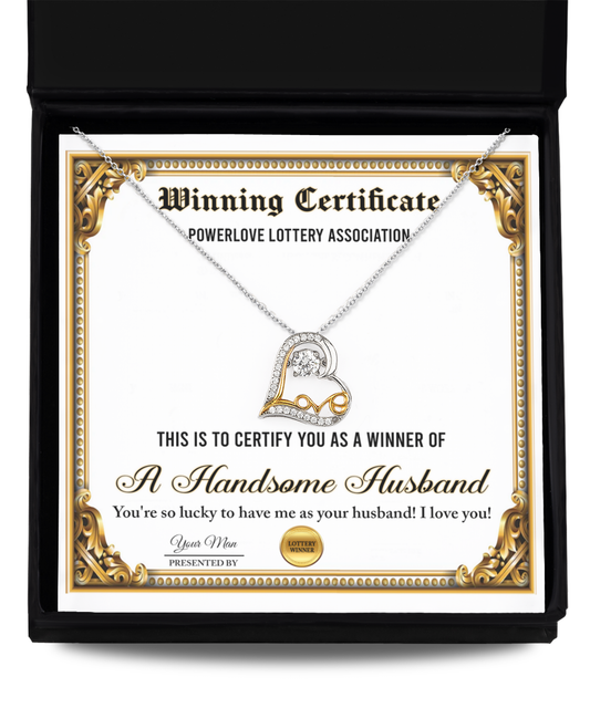 Wedding Gift For Wife - Winning Certificate