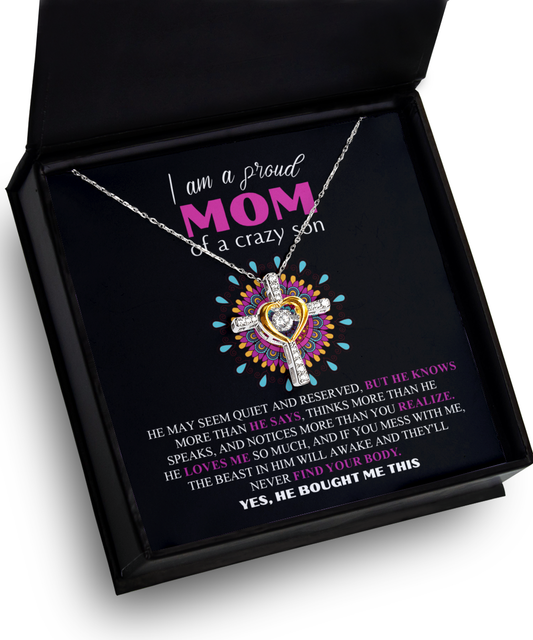 Necklace Gift For Mom - Proud Mom