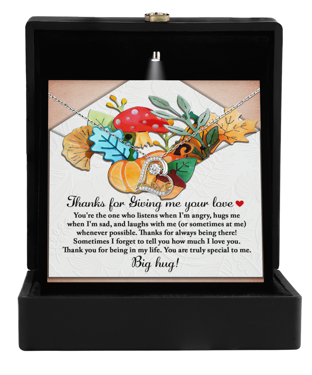 Thanksgiving Necklace Gift - A Big Hug