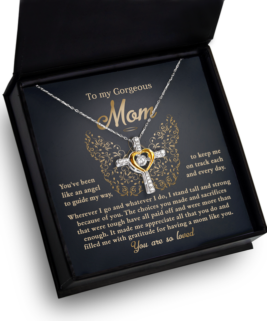 Necklace Gift For Mom - Like An Angel