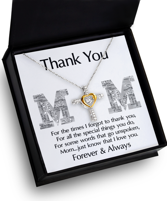 Necklace Gift For Mom - Thank You