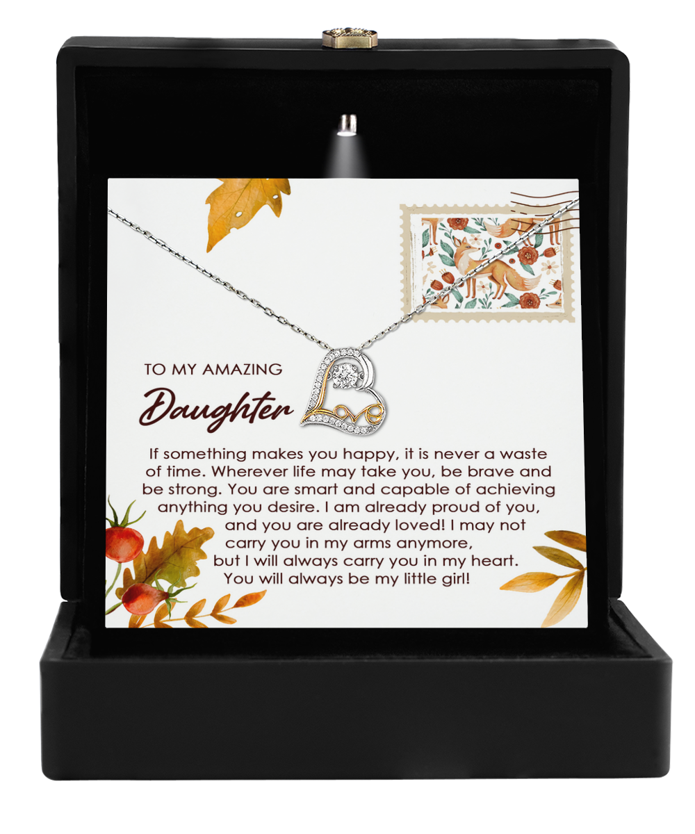 Necklace Gift For Daughter - Makes You Happy