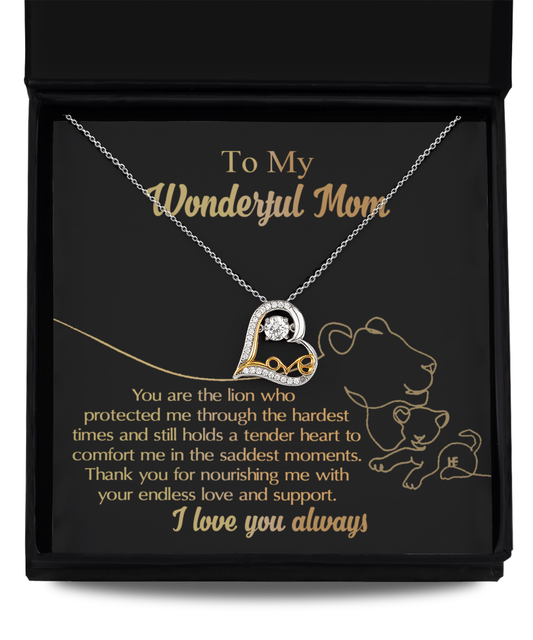 Necklace Gift For Mom - The Lion