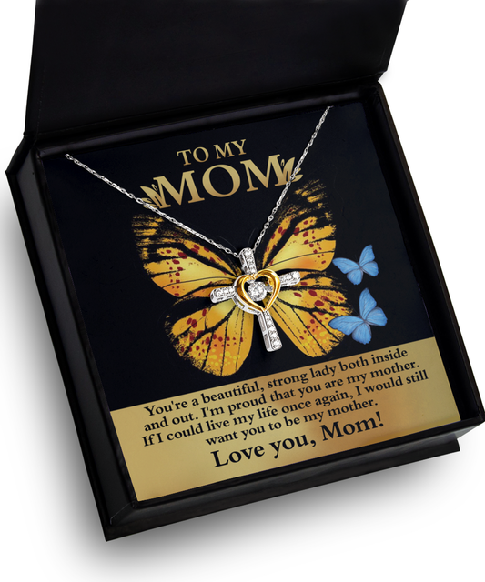 Necklace Gift For Mom - Strong Lady