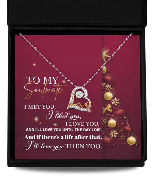 Necklace Gift For Soulmate - Love You Then