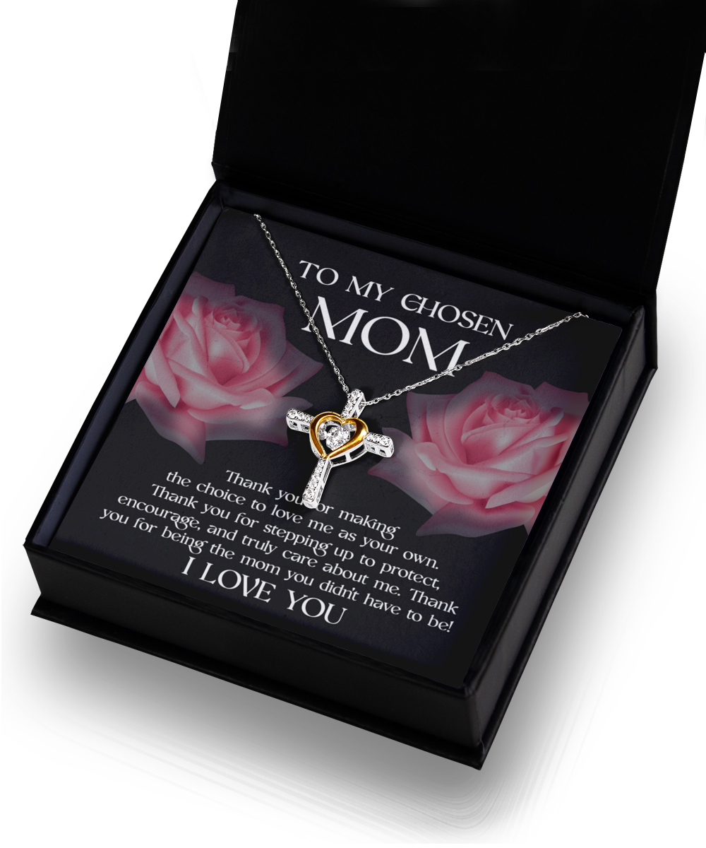 Necklace Gift For Bonus Mom - My Chosen Mom