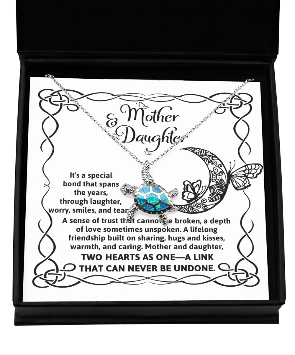 Mother and Daughter Necklace Gift - A Special Bond