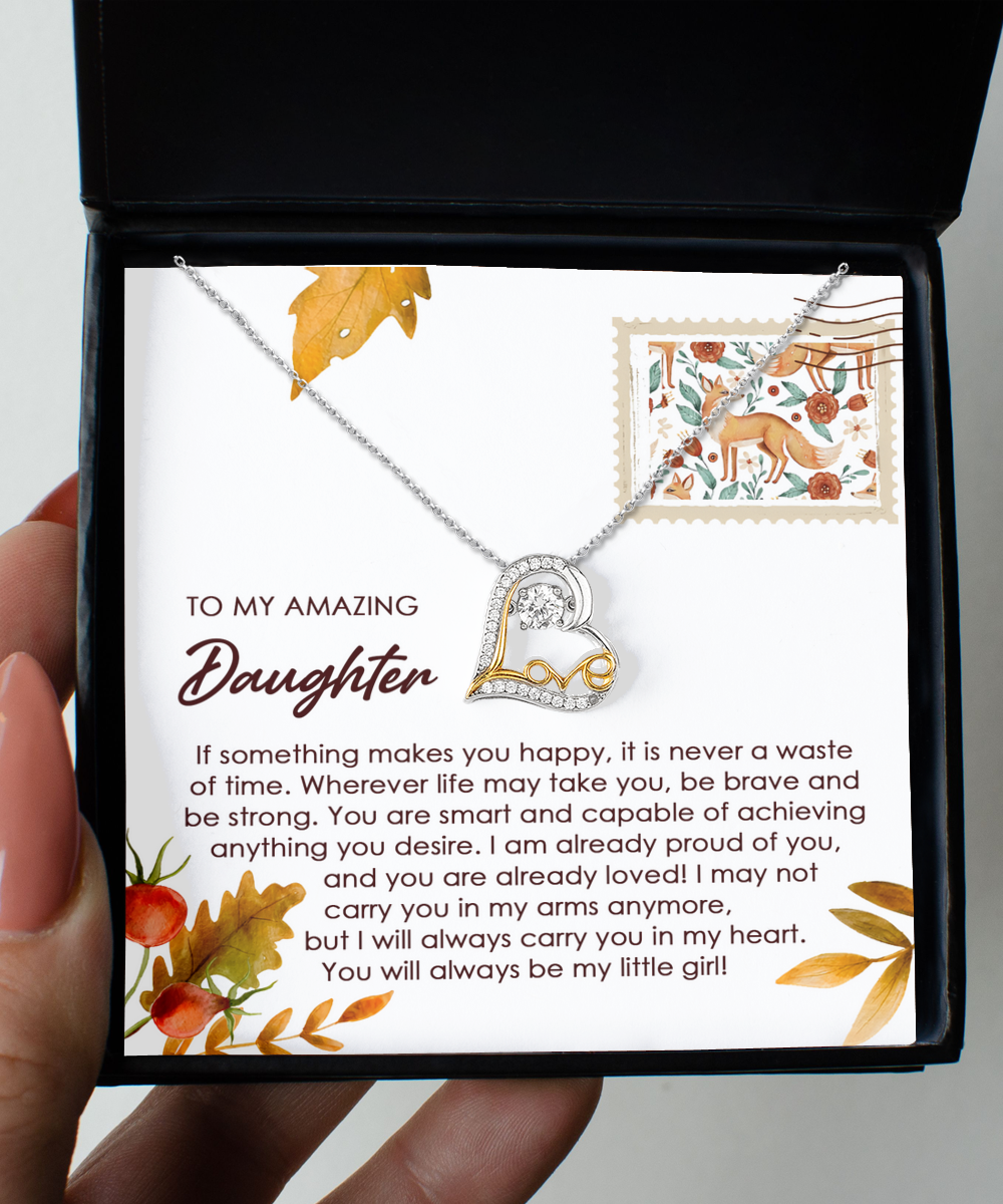 Necklace Gift For Daughter - Makes You Happy