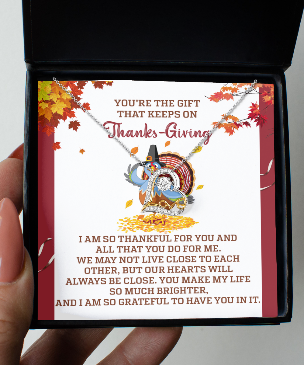 Thanksgiving Necklace Gift - Always Be Close