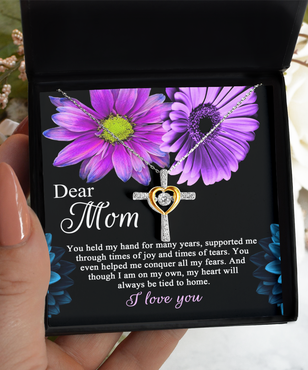 Necklace Gift For Mom - Held My Hand