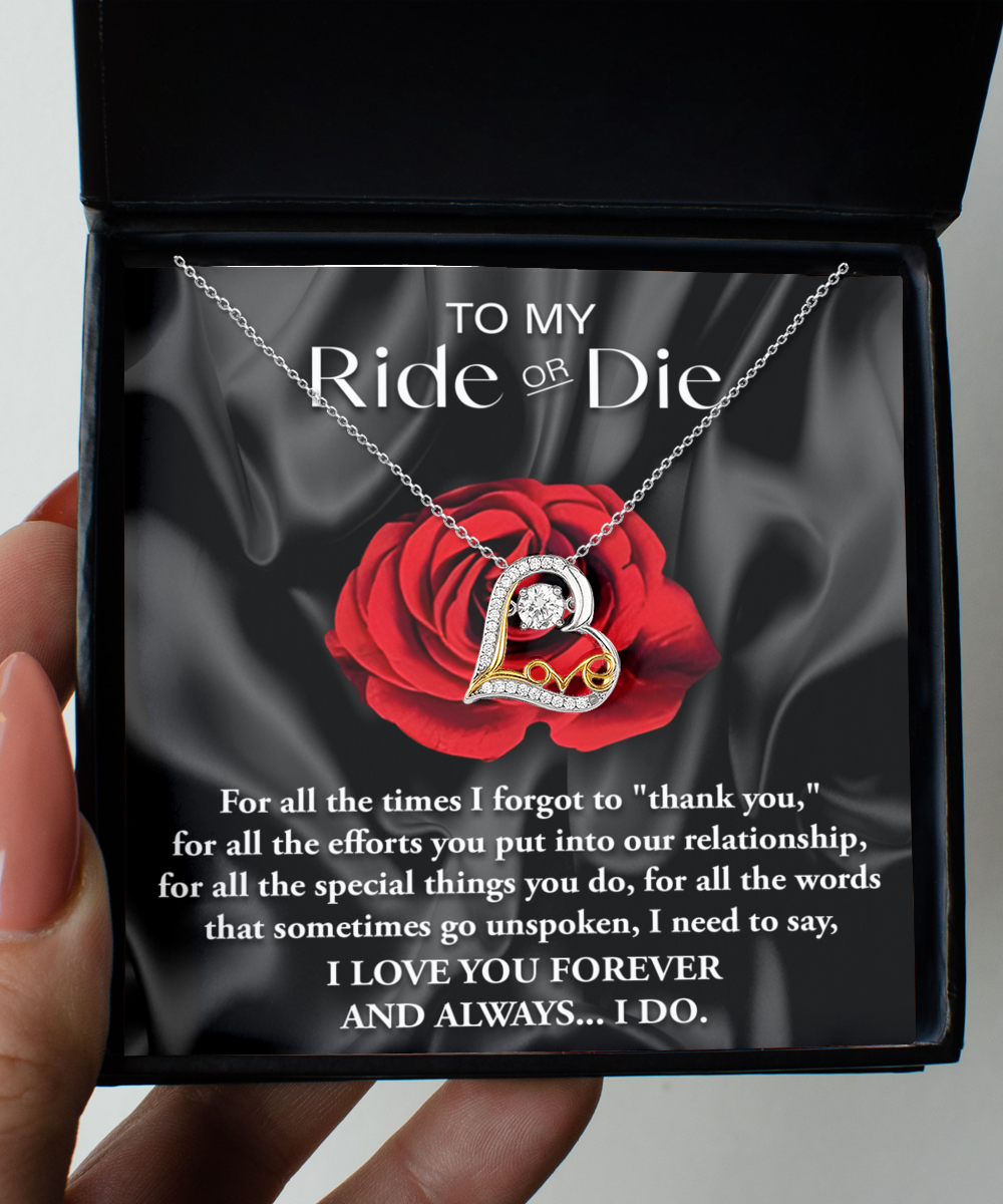 Valentine's Day Gift - Ride or Die